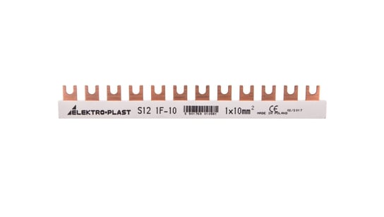 Szyna łączeniowa 1P 63A 10mm2 widełkowa 1F S12 1F-0 45.102 Elektro-Plast Opatówek