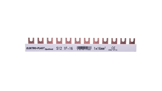 Szyna łączeniowa 1P 80A 16mm2 widełkowa (12 mod.) 1F S12 1F-10 45.121 Elektro-Plast Opatówek