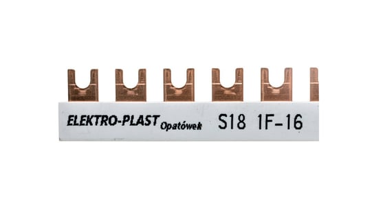Szyna łączeniowa 1P 80A 16mm2 widełkowa (18 mod.) 1F S18 1F-10 45.181 Elektro-Plast Opatówek