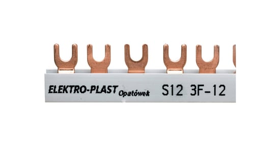Szyna łączeniowa 3P 63A 12mm2 widełkowa (12mod.) 3F S12 3F-10 45.322 Elektro-Plast Opatówek