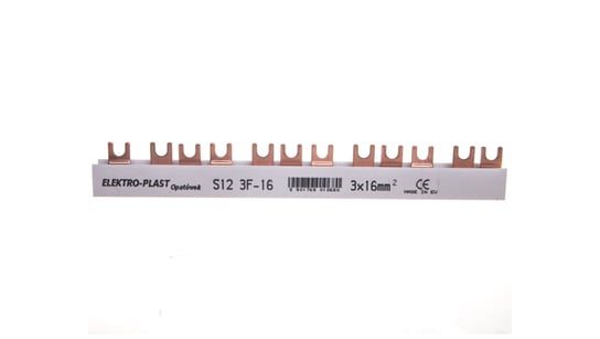 Szyna łączeniowa 3P 80A 16mm2 widełkowa (12mod.)3F S12 3F-10 45.321 Elektro-Plast Opatówek