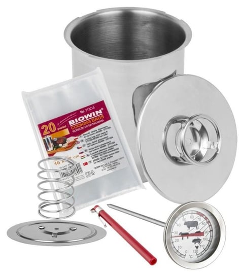 SZYNKOWAR 1,5kg Browin zestaw z termometrem i woreczkami 313115 Browin