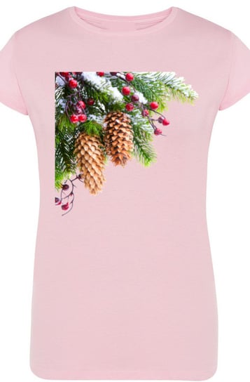 Szyszka Świąteczny T-Shirt Damski Modny r.L Inna marka