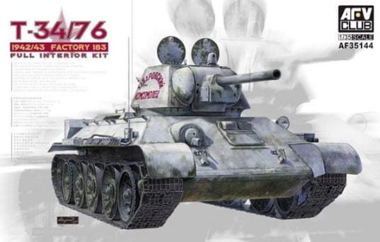 T-34/76 (1942/43 Factory 183, Full Interior Kit) 1:35 Afv Club 35144 Inna marka