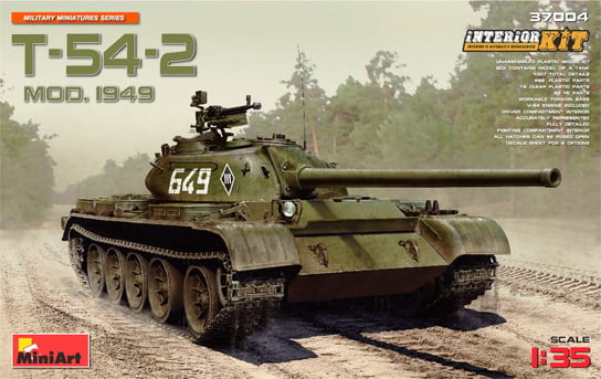 T-54-2 Mod. 1949 Soviet Medium Tank. Interior Kit 1:35 MiniArt 37004 MiniArt