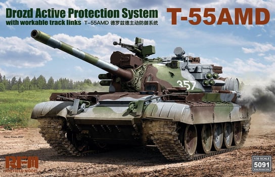 T-55AMD Drozd Active Protection System 1:35 Rye Field Model 5091 Rye Field Model