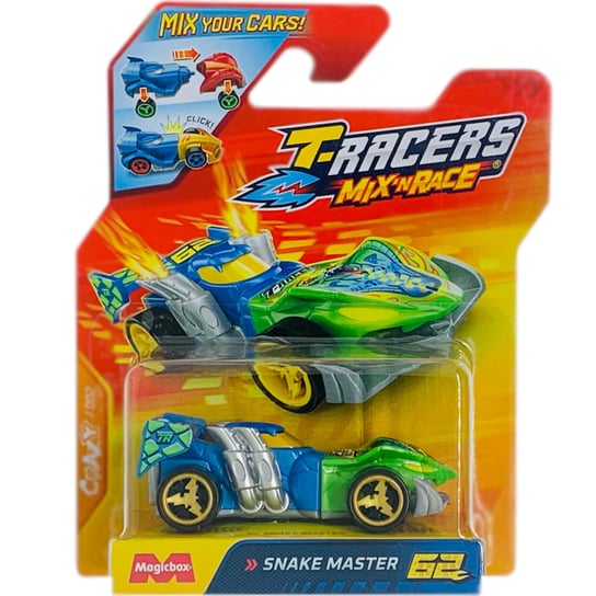 T-RACERS 2.0 MIX 'N RACE MAGIC BOX CRAZY 002 AUTO POJAZD SNAKE MASTER ...