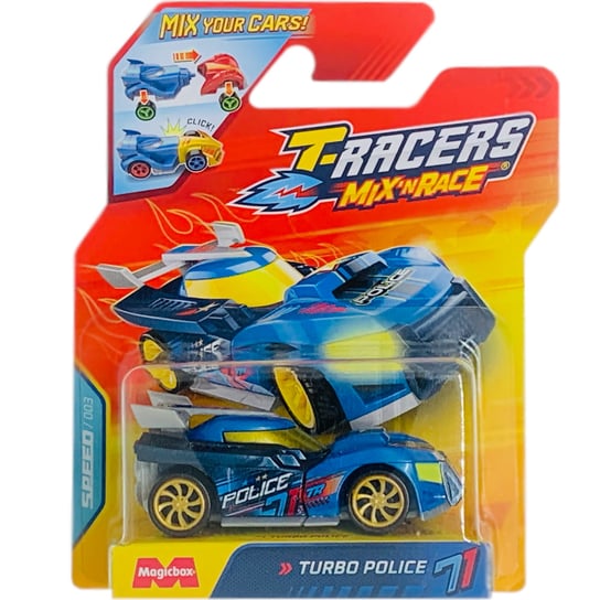 T-RACERS 2.0 MIX 'N RACE MAGIC BOX SPEED 003 AUTO POJAZD TURBO POLICE 71 Magic Box