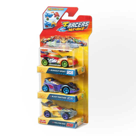 T-RACERS MIX 'N RACE - Pack 3 Blister 1x16 (V.0) 2/4 T-Racers