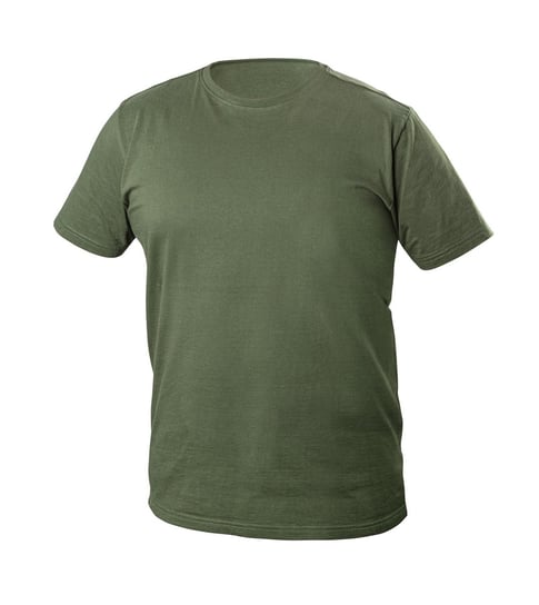 T-Shirt Bawełniany Ciemny Zielony 2Xl Vils Hogert