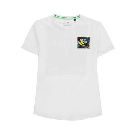 T-shirt chłopięcy, biały, Sunsational, Tom Tailor Tom Tailor