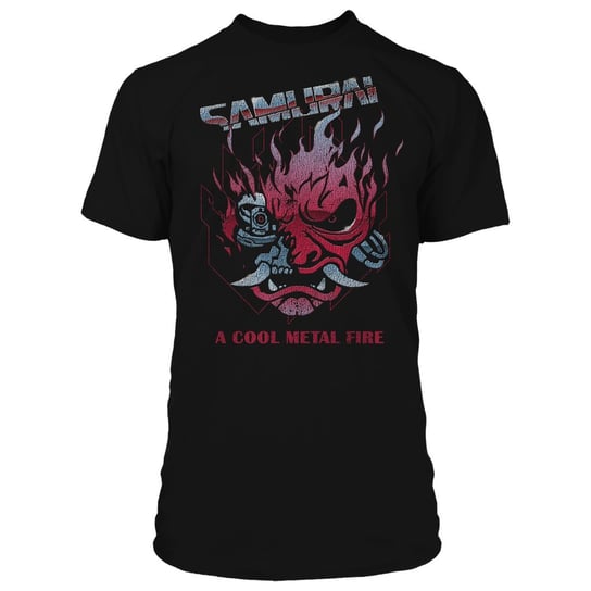 T-shirt Cyberpunk 2077 Chrome Samurai Premium rozmiar L Cenega