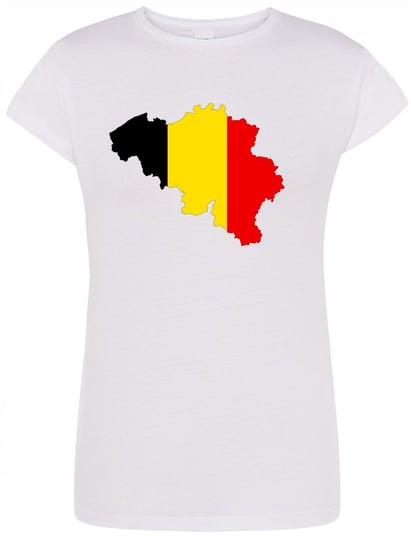 T-Shirt damski Belgia Flaga Państwa r.S Inna marka