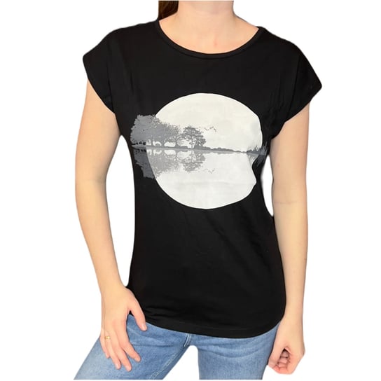 T-shirt damski czarny widnokrąg koło XL ENEMI