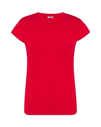T-shirt damski czerwony 170g/m2 roz. L M&C