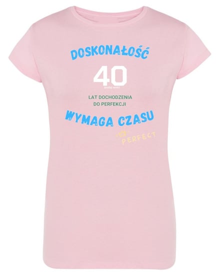 T-Shirt damski Doskonałość Wiek + Lat dochodzenia do Perfekcji M Inna marka