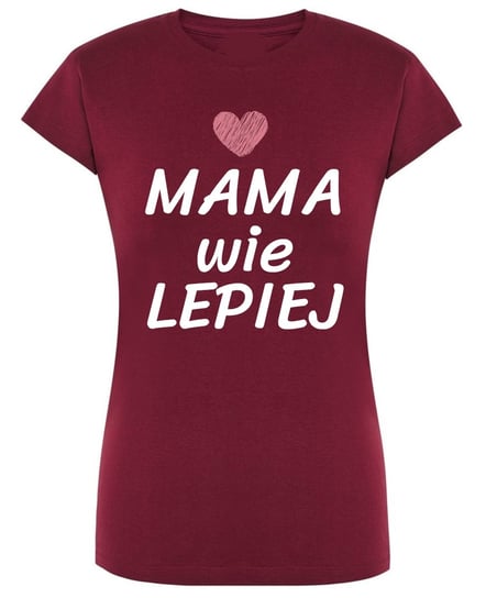 T-Shirt damski Dzień Mamy MAMA wie Lepiej r.L Inna marka