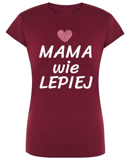 T-Shirt damski Dzień Mamy MAMA wie Lepiej r.S Inna marka