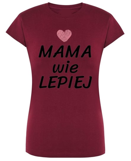 T-Shirt damski Dzień Mamy MAMA wie Lepiej r.XL Inna marka