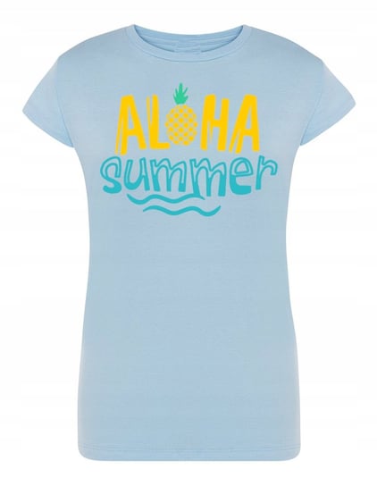 T-Shirt damski fajny nadruk Aloha Summer r. S Inna marka