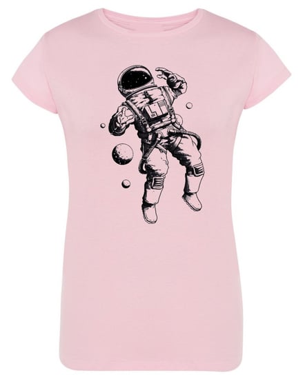 T-Shirt damski fajny nadruk Astronauta r.S Inna marka
