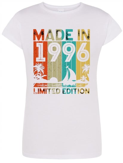 T-Shirt damski fajny nadruk Made in 1996 r.L Inna marka