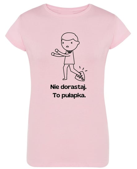 T-Shirt damski fajny nadruk Nie dorastaj to PUŁAPKA XL Inna marka