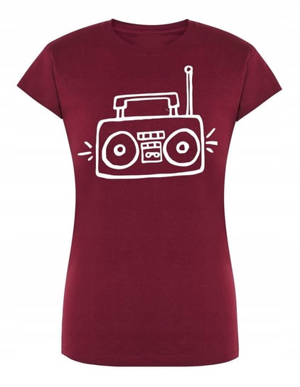 T-Shirt damski fajny nadruk RADIO Rozm.S Inna marka