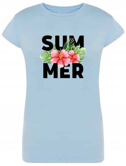 T-Shirt damski fajny nadruk SUMMER Rozm.S Inna marka