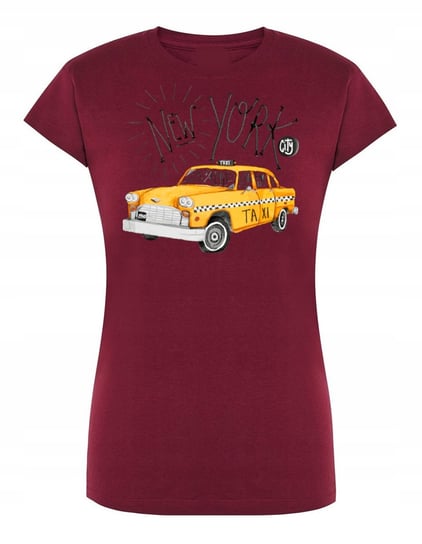 T-Shirt damski fajny nadruk Taxi Nowy Jork r.M Inna marka