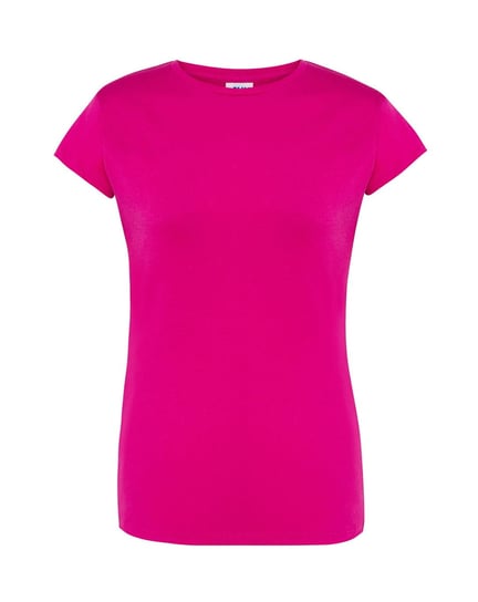 T-shirt damski fuksja 170g/m2 roz. L M&C