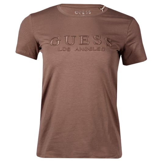 T-Shirt Damski GUESS Logo M1RI28 J1311 Brązowy GUESS