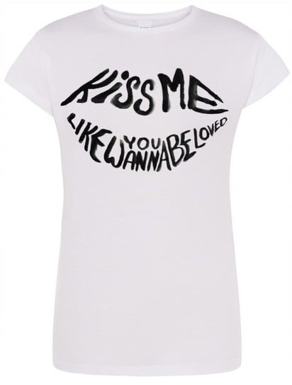 T-Shirt damski Kiss me love Rozm.L Inna marka