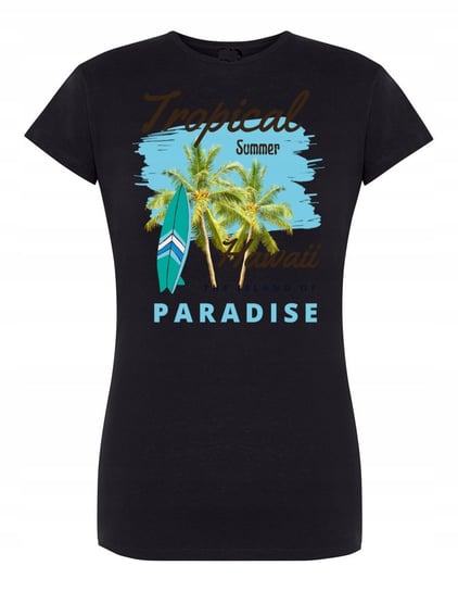 T-Shirt damski ładny nadruk Hawaje Tropiki r.XXL Inna marka