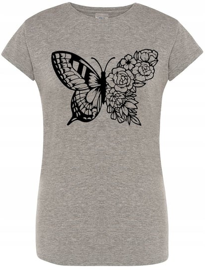 T-Shirt Damski Modny Motyl maska gazowa Rozm.S Inna marka