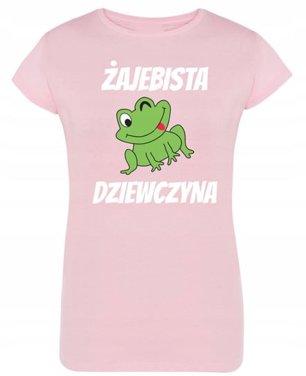 T-Shirt damski na Prezent Żajebista Dziewczyna L Inna marka