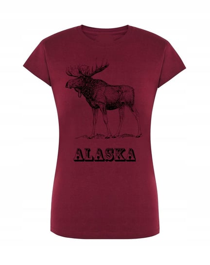 T-Shirt damski nadruk Alaska łoś Rozm.XL Inna marka