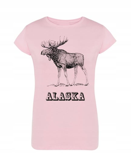 T-Shirt damski nadruk Alaska łoś Rozm.XXL Inna marka