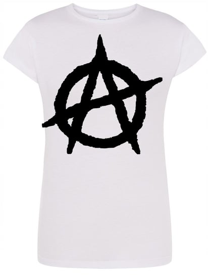 T-Shirt damski nadruk Anarchia Rozm.S Inna marka