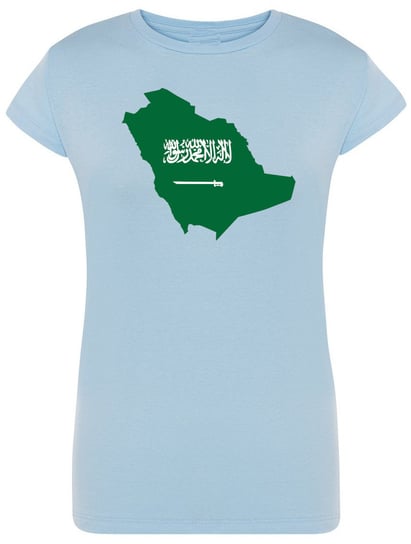 T-Shirt damski nadruk Arabia Saudyjska Flaga r.M Inna marka