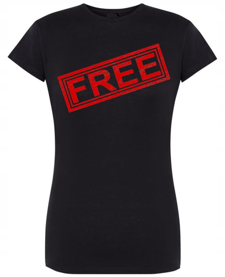 T-Shirt damski nadruk FREE r.S Inna marka