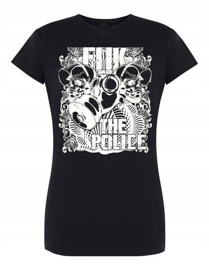 T-Shirt damski nadruk FUK THE POLICE R. XL Inna marka