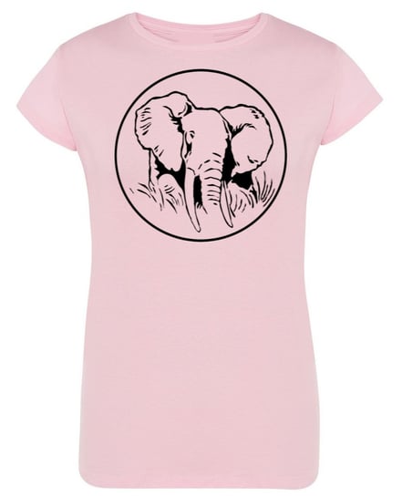 T-Shirt damski nadruk głowa Słonia Słoń r. L Inna marka