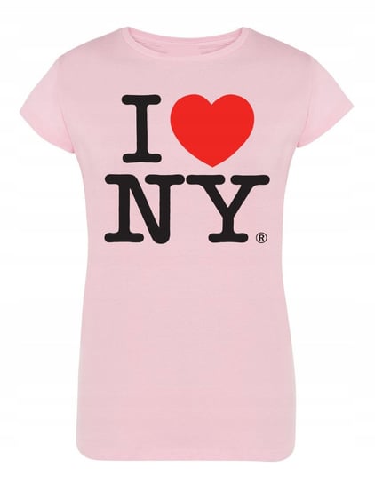 T-Shirt damski nadruk I love New York Kocham r.XXL Inna marka