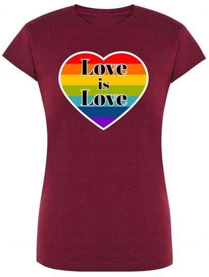 T-Shirt damski nadruk LGB Love is Love r.M Inna marka