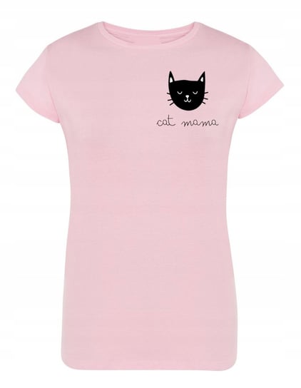 T-Shirt damski nadruk logo Kocia Mama c.M Inna marka