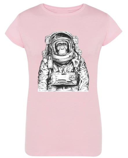 T-Shirt damski nadruk Małpa Astronauta r.L Inna marka