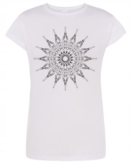 T-Shirt damski nadruk MANDALA SŁOŃCE r.S Inna marka