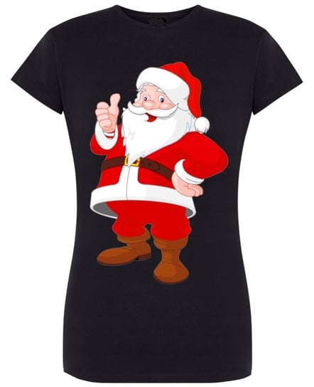 T-Shirt damski nadruk Mikołaj Boże Narodzenie S Inna marka