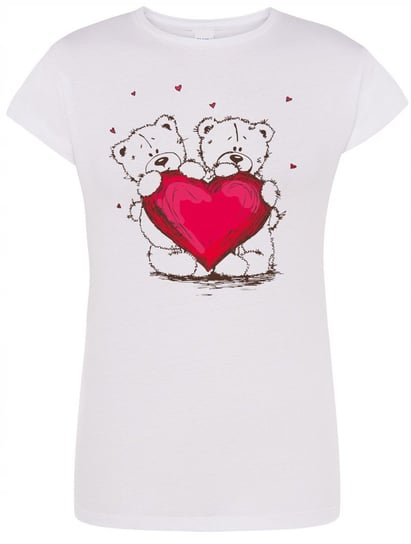 T-Shirt damski nadruk Misie Miłość r.M Inna marka
